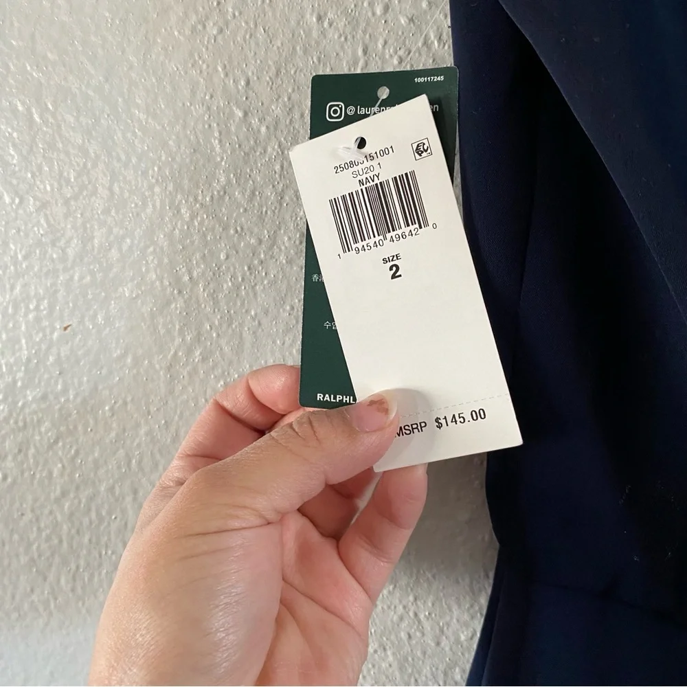 Lauren Ralph Lauren Navy Blue Dress - Picture 5 of 7